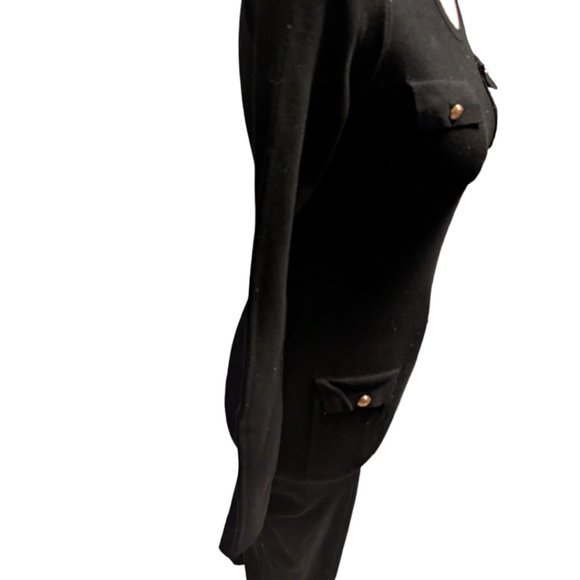 Hera Collection Tight Black Dress Size: Medium - Picture 2 of 7